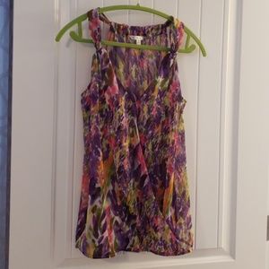 Cabi womens petals tank, size M